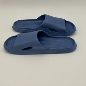 Blue Foam Slide Sandals Mens Size 10-11 Comfort Shower Pool Slides